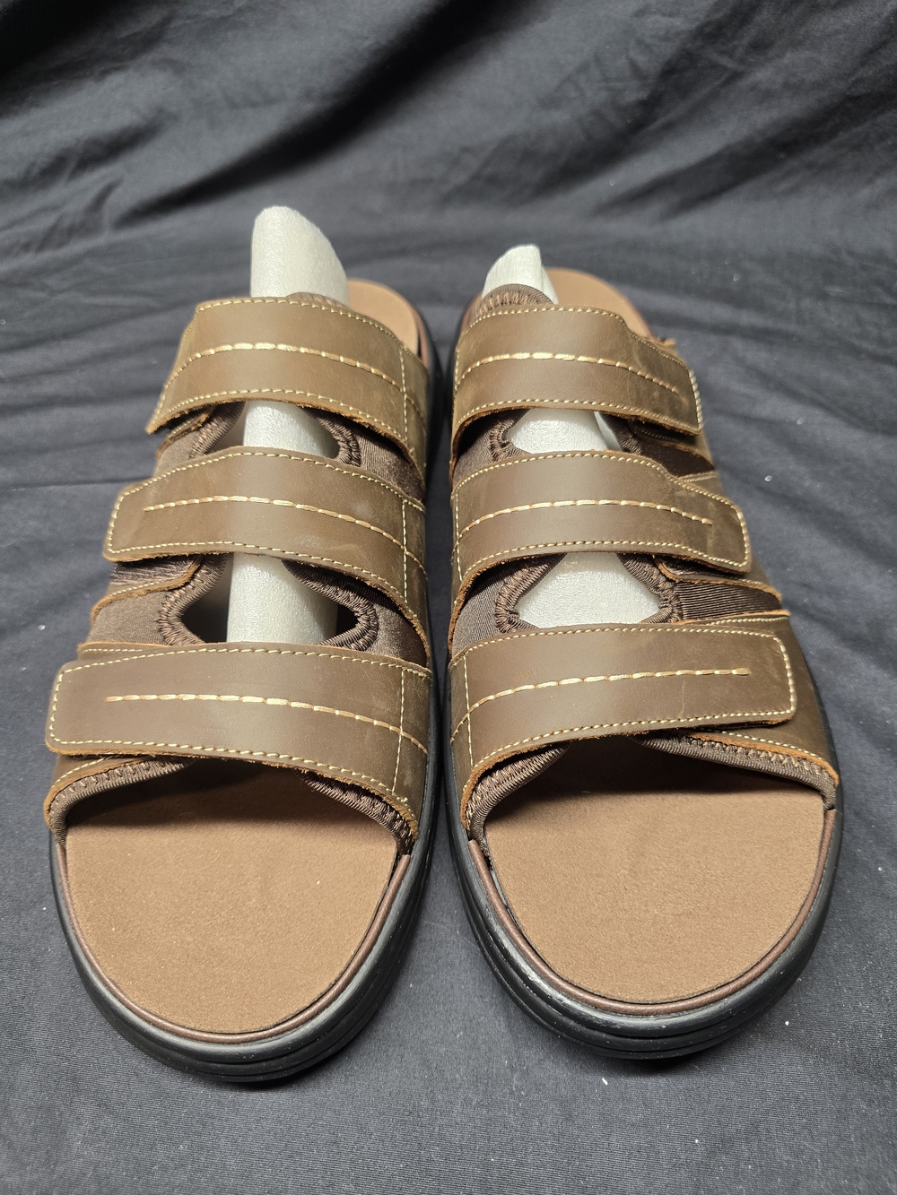 Propet Hatcher Men's Slide Sandals – Brown, Size 13